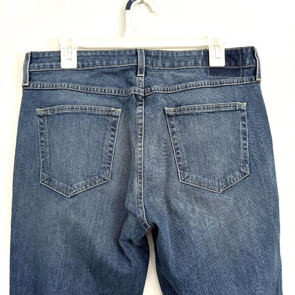 AMO Twist Mid-Rise Blue Ankle Jeans in Dark Vintage Women’s Size 32 - Picture 6 of 10